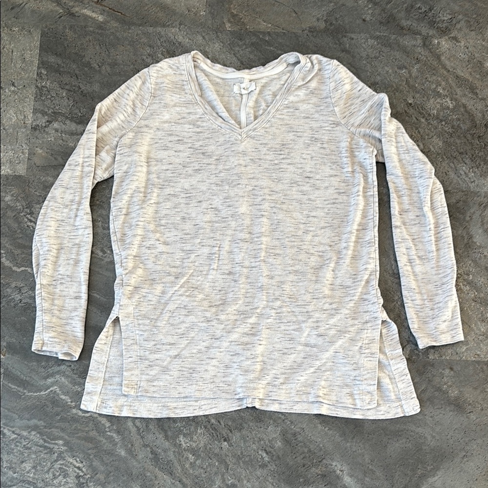 Lou & Grey Women’s Signature Soft Gray Tunic, Long Sleeve, Luxurious, Size Small